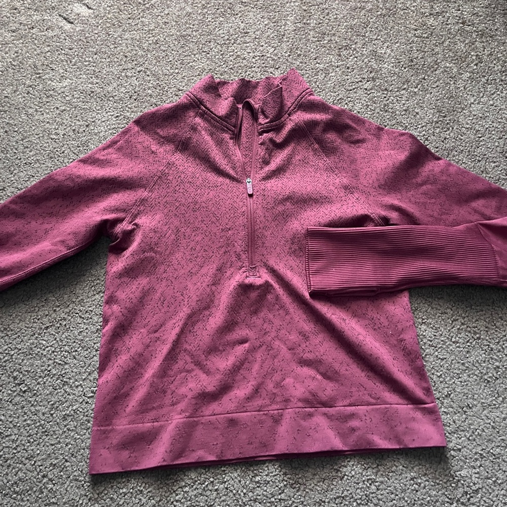 lululemon seamless quarter zip